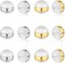 12pcs Soft Silicone Earring Backs for Studs Silver&Gold Belt Rubber Earring Backs Replacements Hypoallergenic Safety Plastic Earring Back for Studs Earring Hoops Fish Hook